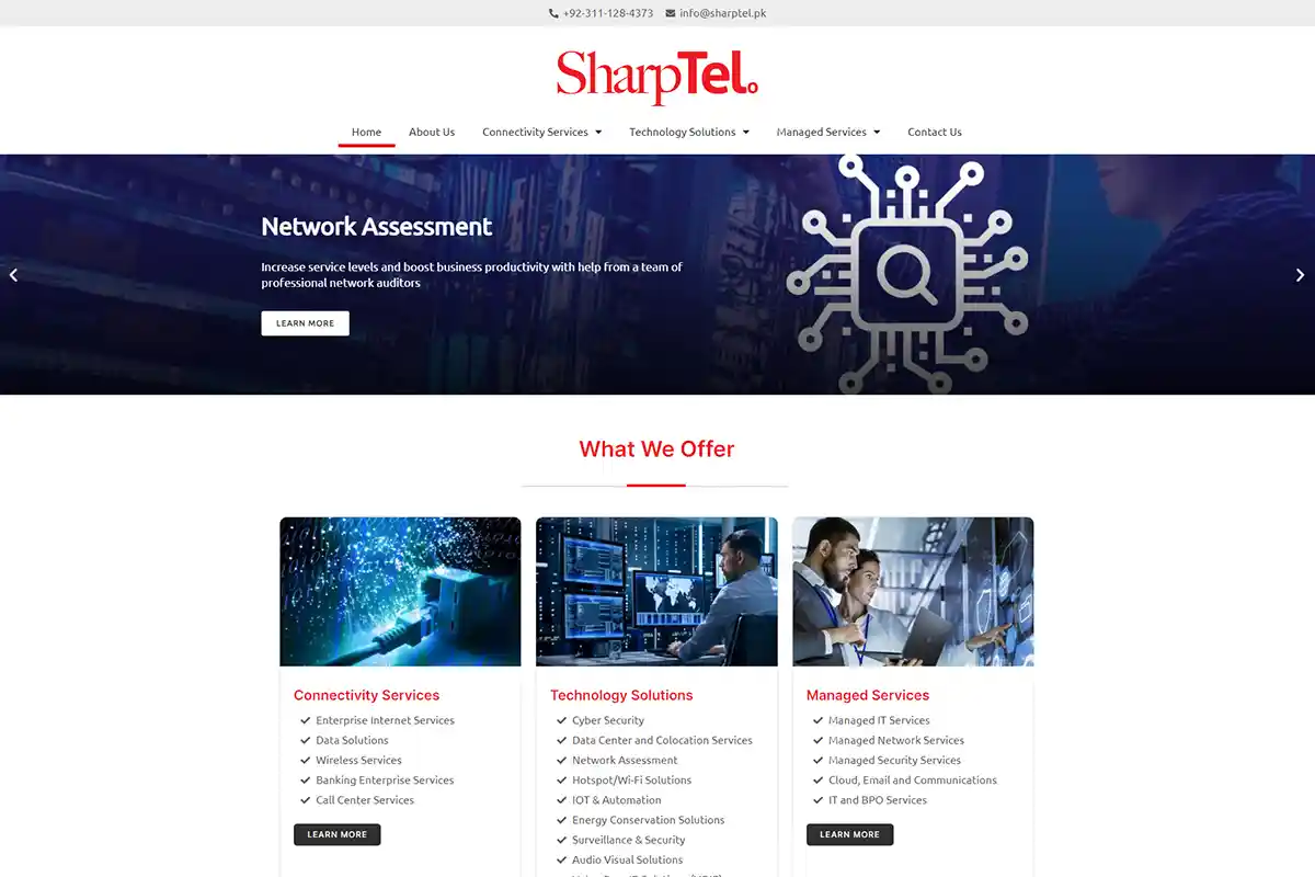 Website migration, redesign and maintenance for a technology solutions provider